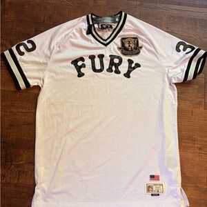 Fury White and Black Jersey hustle gang size large new